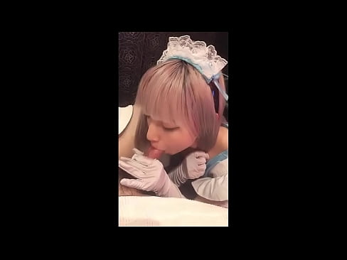 ❤️ Idol Japanese [mayuka], Aṣọ iranṣẹbinrin Faranse, apakan 1, ifefẹfẹ ati fifẹ kuro pẹlu ipara ❤❌ Fidio furo ❌❤